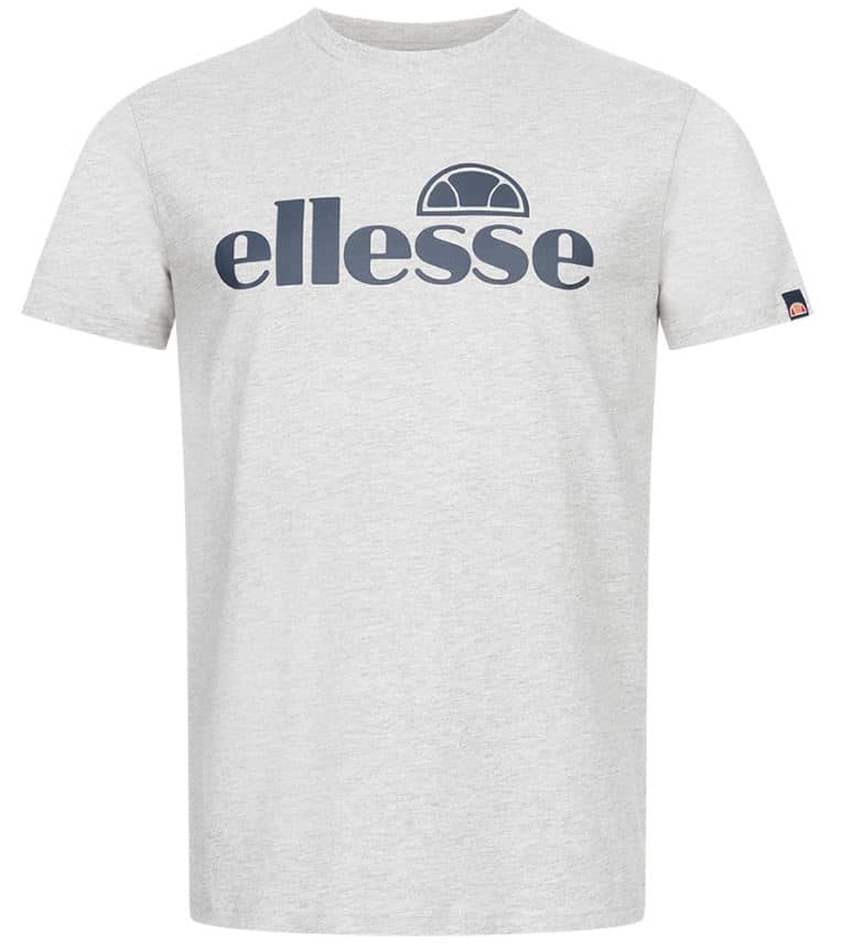 Graues Herren-T-Shirt mit ellesse-Aufdruck