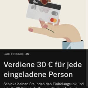 N26 [KwK]: 30€ Prämie für Werber