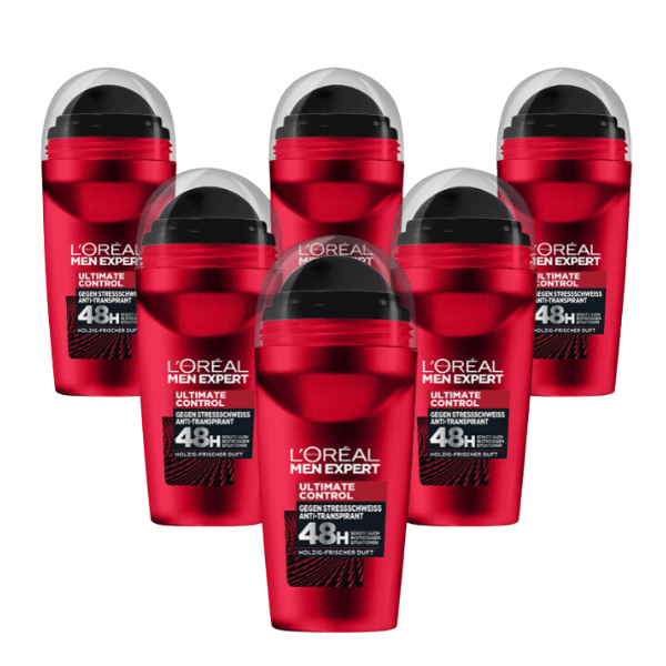 6x L'Oréal Men Expert 48H Ultimate Control für 7,91€ (statt 14€)