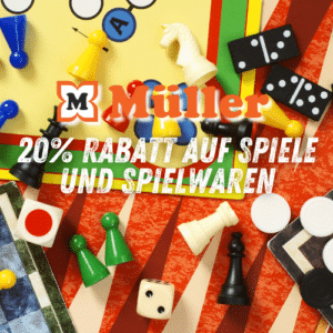 🎮🧸 Müller: 20% Rabatt auf Spielwaren, Games und mehr