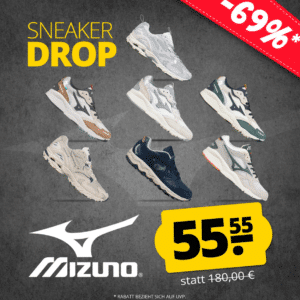 😎 Mizuno Neuheiten Sale - bereits ab 6,99€