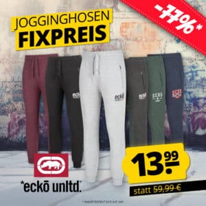 Ecko Untld. Basecore Herren Jogginghose in verschiedenen Farben für 13,99€ zzgl. Versand