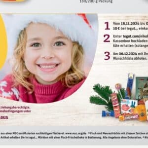 tegut Nikolaus Aktion: Für mind. 10€ einkaufen &amp; am 6.12. Nikolaustüte abholen! 🧑‍🎄