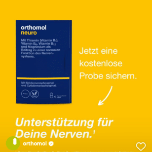 Kostenlose orthomol neuro Probe zur Unterstützung des nervensystems