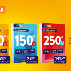 Aldi-Talk Jahrespakete