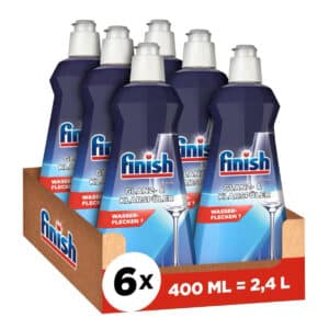 Finish Glanz- und Klarspüler 6x400ml für 5,94€ (statt 8,49€)