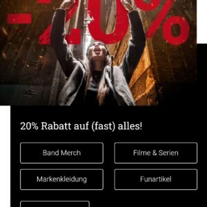 EMP - 20% Rabatt auf fast Alles ab MBW von 39,99€ (VSK-frei ab 40€)