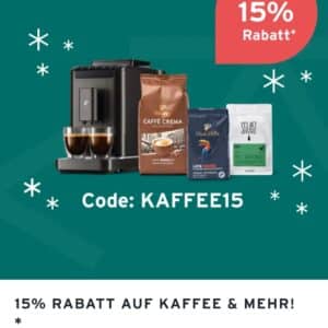 Tchibo - 15% Rabatt auf Kaffee, Maschinen &amp; Zubehör*