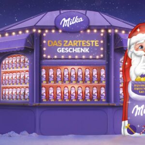 Milka Weihnachtsmann Alpenmilch (90g) gratis