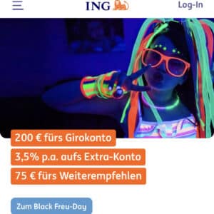 [KwK]: ING kostenloses Girokonto unschlagbare 200€ Prämie + 75€ KwK