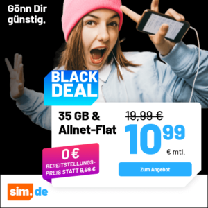 5G/LTE Handy Allnets 📲 5GB für 4,99€ | 17GB für 7,99€ | 35GB für 10,99€ | 80GB für 19,99€ ⏰ nur für kurze Zeit (sim.de im 1&amp;1-Netz)