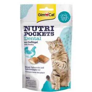 GimCat Nutri Pockets Dental - Knuspriger Katzensnack 60g für 0,79€(statt 1,29€)