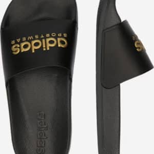 adidas Adilette Shower Slides in schwarz/ Gold 18,99€( statt 26,80€)