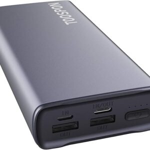 Toospon Power Bank, 26800mAh Portable Charger with USB-C Output Input and Flashlight Phone Battery, Compatible with Apple Phone, Samsung Phone, Camera, etc.