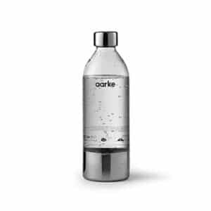 aarke PET-Flasche für Wassersprudler Carbonator 3, BPA-frei mit Details in Edelstahl, 800ml für 8,99€ (statt 19€)