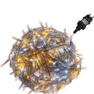 KRASS! 🚀 VOLTRONIC LED Lichterkette, IP44, versch. Längen, zu Schnäppchenpreisen - z.B. 100 LEDs warm-kaltweiß (10m) für 2,99€! 😯