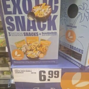 Seeberger Exotic Box 24% reduziert und eine Bowl gratis on top - nur bei Rewe stationär-