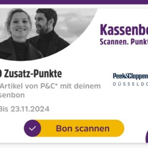 500 DC-Punkte bei P&amp;C [lokal - personalisiert]