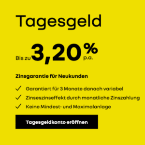 Renault Bank Tagesgeld: bis zu 3,20% p. a. für Neukunden 🤑 Festgeld: bis zu 2,60% p.a.