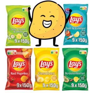 Mega! 🔥 Lay's Kartoffelchips 9x150g - vers. Sorten ab 10,19€ (statt 18€)