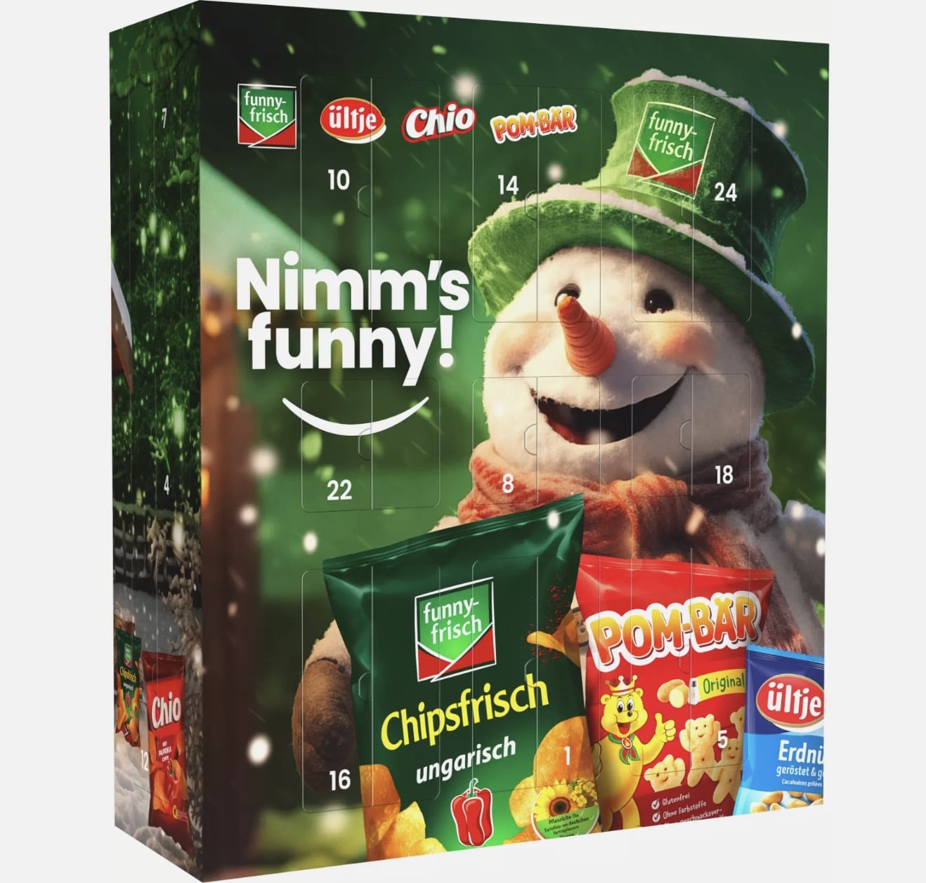 Thumbnail 😋  funny-frisch Adventskalender für Groß und Klein mit vielfältigen Snacks