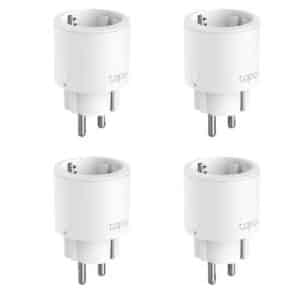 4x TAPO smarte Mini WLAN Steckdose mit Energieverbrauchsanzeige für 39€ (statt 48€)