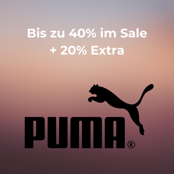 Thumbnail 🔥 Puma: Bis zu 40% Rabatt + 20% Extra auf ausgewählte Artikel