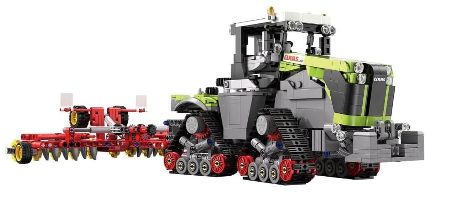 Traktor aus Klemmbausteinen Cada Claas Xerion 5000 TRAC TS