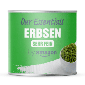 Günstiger als beim Discounter! 😀 by Amazon Erbsen, 400g, für nur 0,72€ 🚀