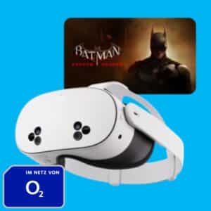 Meta Quest 3S mit Batman: Arkham Shadow für einmalig 1€ mit 5GB 5G Allnet für 22,99€/Monat (Blau Allnet XS)