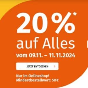 Müller Onlineshop - 20% auf Alles* ab 50€ MBW - z.B. Deadpool 3-Movie-Collection (4K UHD) für 40,75€ statt 49,98€