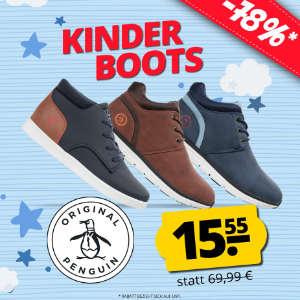 Original Penguin Kinderstiefel (versch. Varianten &amp; Farben) für 20,50€