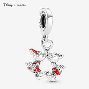 DISNEY x PANDORA Charm Anhänger &#034;Mickey Mouse &amp; Minnie Mouse Kuss&#034; (790075C01) für 39€ statt 55€