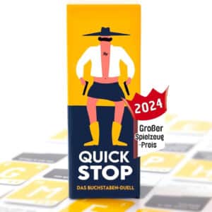 ATM Gaming Quickstop - Das Buchstaben-Duell Kartenspiel für 14,99€ (statt 17€)