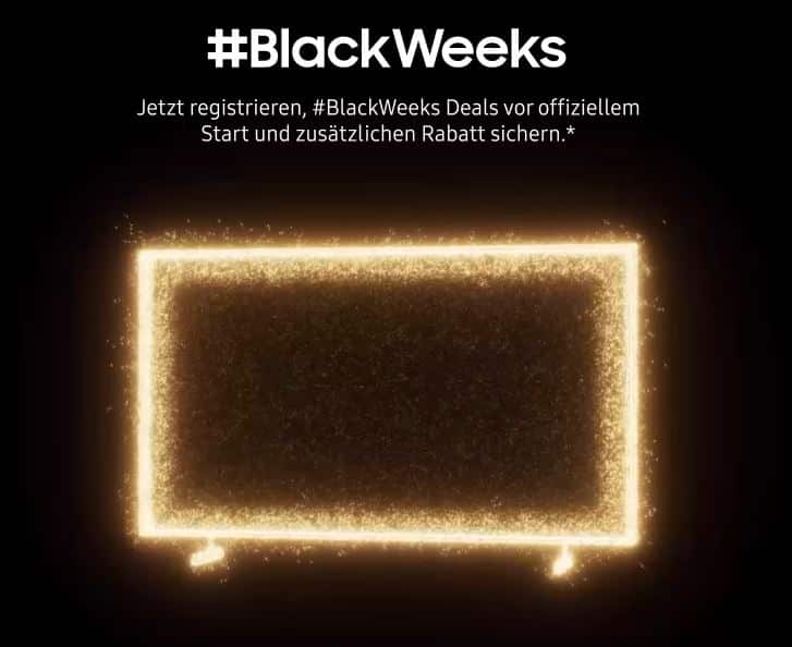 Samsung Black Weeks Ankündigung