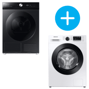 Krasse 499€ Ersparnis! 🚀 Samsung Wärmepumpentrockner DV90BB9445GBS2, 9 kg, für 977,55€ + GRATIS WW4900T Waschmaschine, Ecobubble™, 9kg!