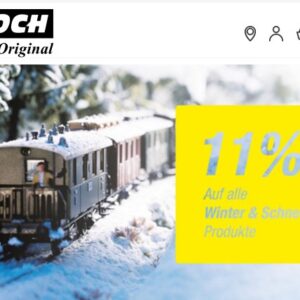 11% auf Winter - Modellbahnartikel bei Noch sparen