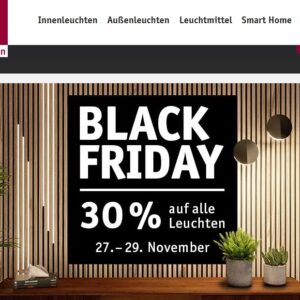 Vorankündigung! Paulmann BLACK FRIDAY 30 % Rabatt auf alles!