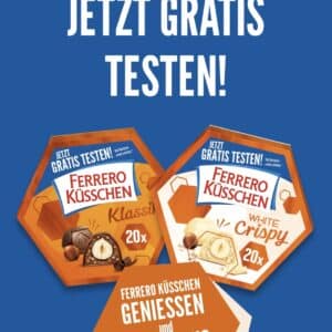 Ferrero Küsschen GRATIS testen - Klassik oder White Crispy! 🤩