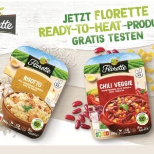 Florette Ready-To-Heat Produkte gratis testen - Rewe West