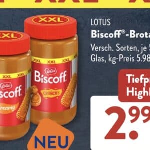 Biscoff Brotaufstrich 500 g Aldi Süd ab 22.11.24 für 2,99 €