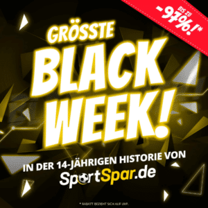 Noch mehr Nachschub zum Black Friday 😲 Bis zu 97% Rabatt in der SportSpar Black Week – z.B. Emporio Armani Crew Neck Herren T-Shirt 2er-Pack für 19,50€