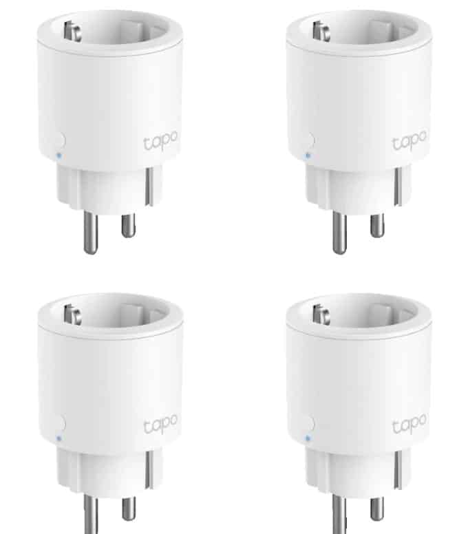 4x smarte Mini-WLAN-Steckdose TP-Link Tapo P115