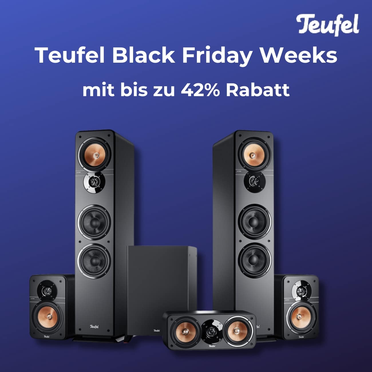 Thumbnail TOP Audio-Angebote bei den Teufel Black Friday Weeks