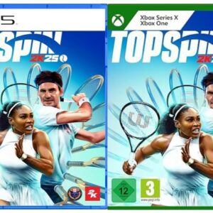 TopSpin 2K25 - Standard Edition (PlayStation 5 oder Xbox One / Series X) je 19,99€ statt 29,85€