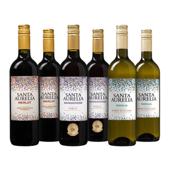 Thumbnail Santa Aurelia Weinpaket mit 6 Flaschen Weiß- & Rotwein für 23,99€