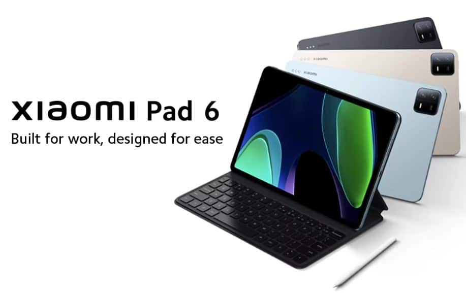 Banner vom Xiaomi Pad 6 - built for work, designed for ease