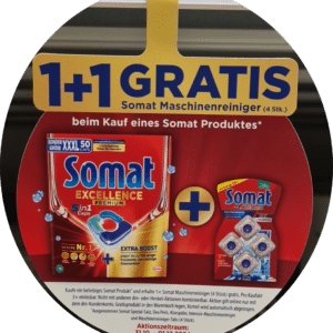 ✅ 1+1 Somat Maschinenreiniger GRATIS DM Somat Produkte