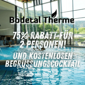 🧖 Wellness im Harz - Bodetal Therme: 75% Rabatt für 2 Personen