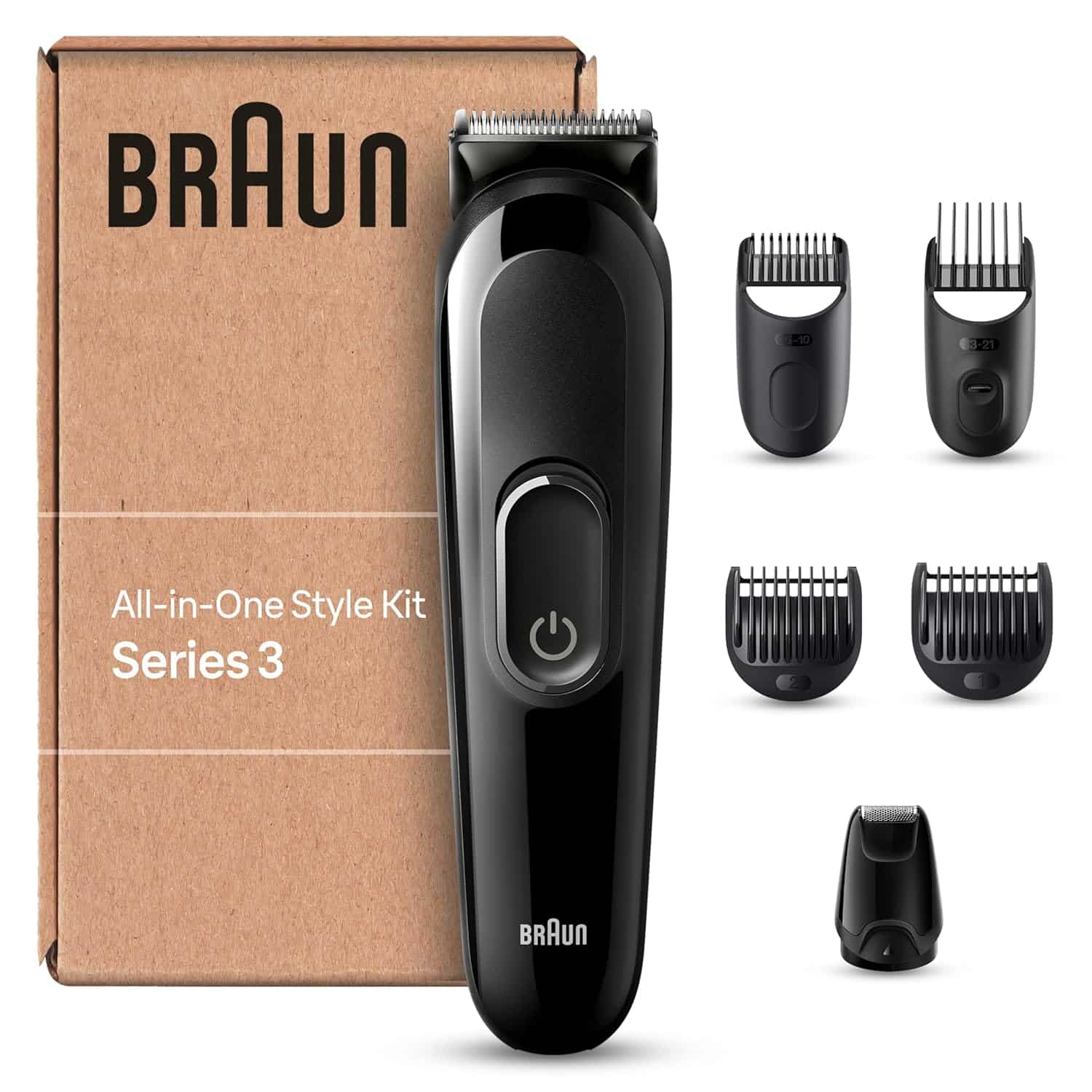 Thumbnail Braun Series 3 All-In-One Bartpflege Bodygroomer Set ✂️ 6-in-1 Barttrimmer, MGK3420 für 24,99€ (statt 29€)